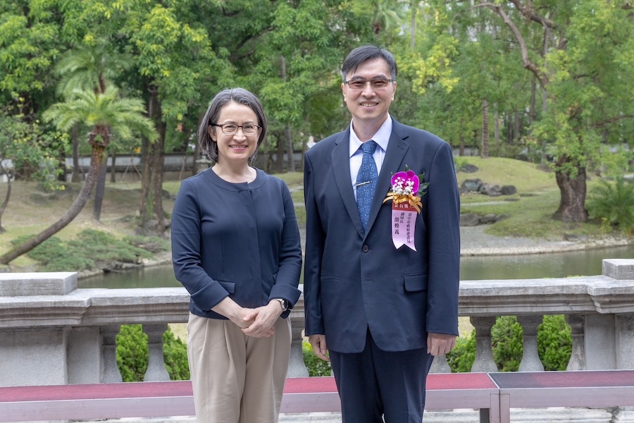 台中北屯運動中心工程奪金石獎 蕭副總統接見讚揚：卓越建設！