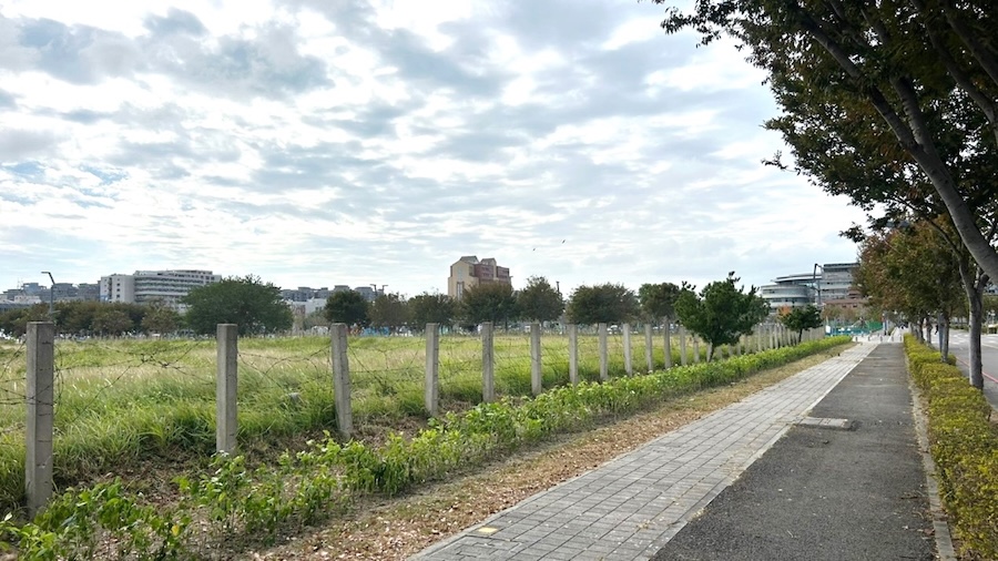 水湳經貿園區退縮帶綠美化 地政局：持續推動低碳永續目標