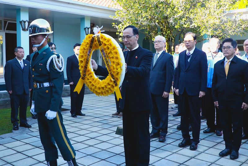 蔣經國逝世37週年 朱立倫頭寮謁陵